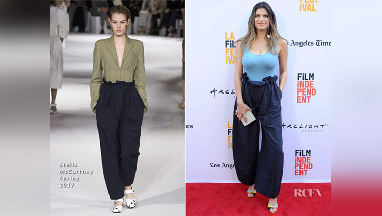 Paper Bag Waist Pant Trend on instagram and hollywood celebs