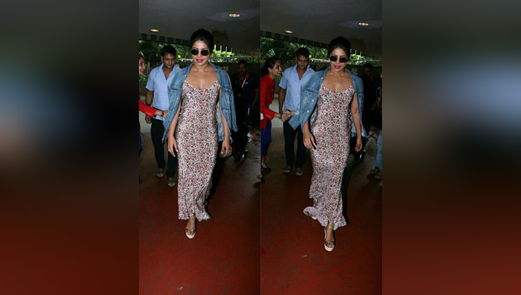 priyanka chopra spotted at mumbai airport