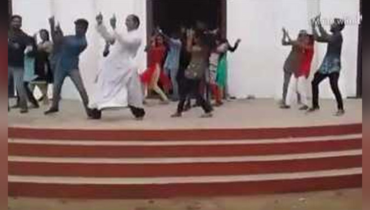 a kerala priest and his dance moves have the internets attention