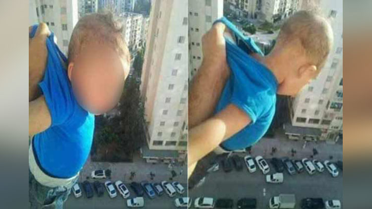 father hang his son for facebook likes