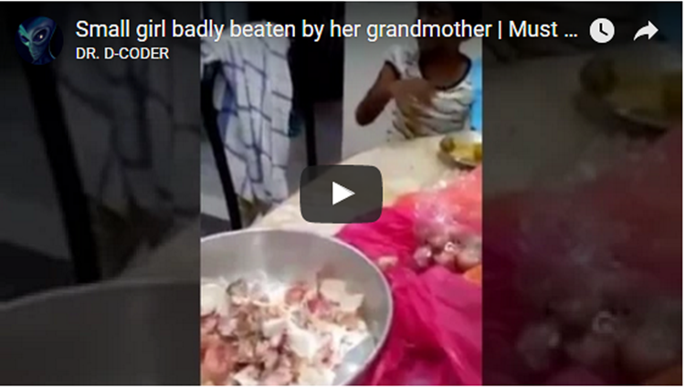 Small girl badly beaten by a woman Must watch and Share