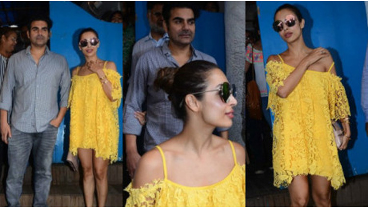 malaika arora had lunch with family after divorce with husband
