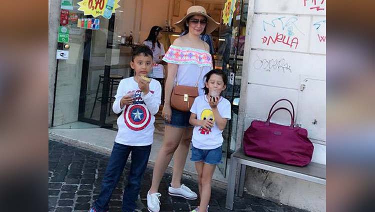 Manyata Dutt Is Spending Holidays In Italy With Children