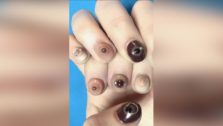 Artist is freeing the nipple with boob-themed nail art