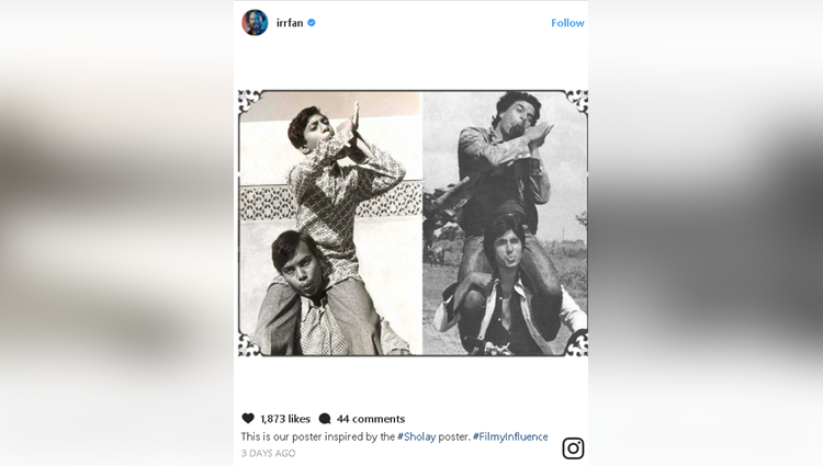 Irrfan Khan debuts on Instagram with childhood pics inspired