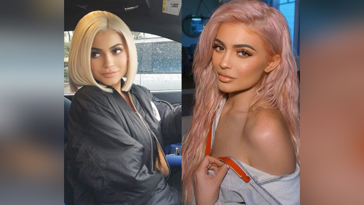 kylie jenner love different hair colour
