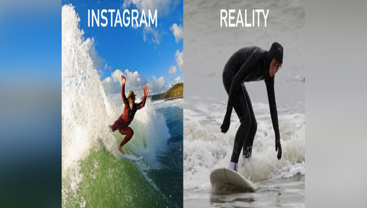 social media vs reality 