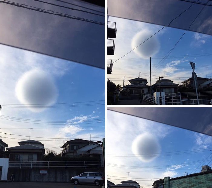 perfectly spherical cloud