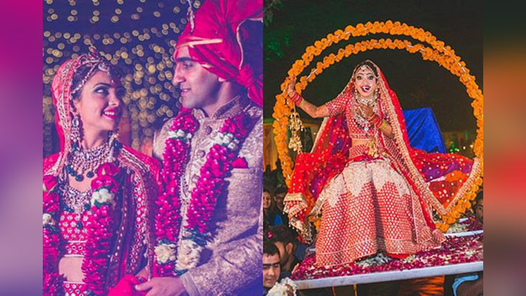 puja benerjee shares wedding photos