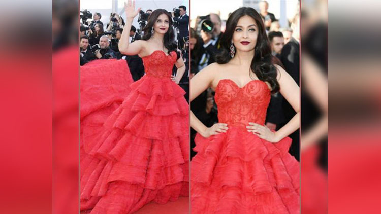 Aishwarya Broken The Rule Of Not Wearing Red Gown On Red Carpet
