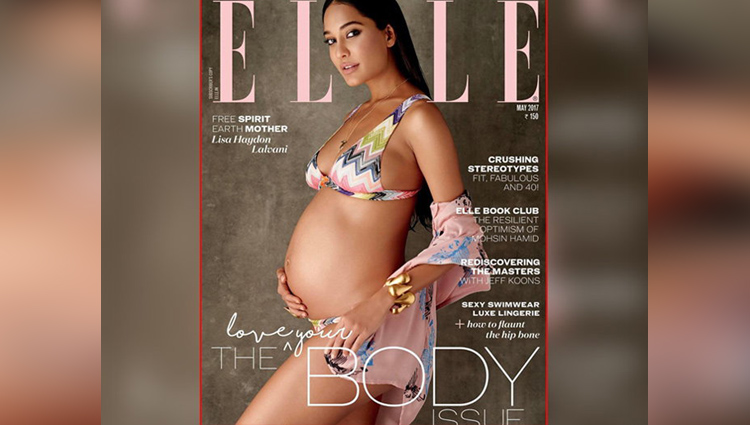 Lisa Haydon Gracefully Flaunting Her Baby Bump On Magazine Cover