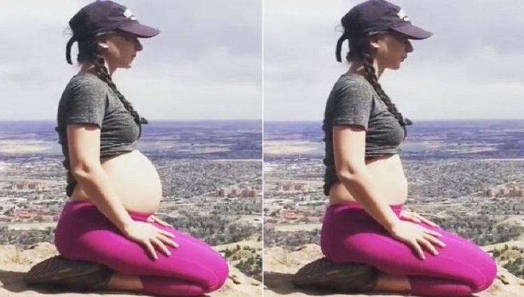 pregnant mums make their bumps completely disappear