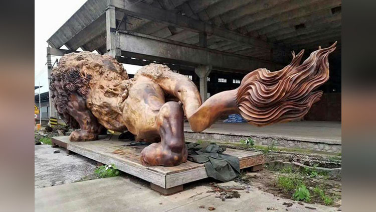 Worlds Largest Redwood Sculpture Carved from a Single Tree Is Finally Complete After 3 Years