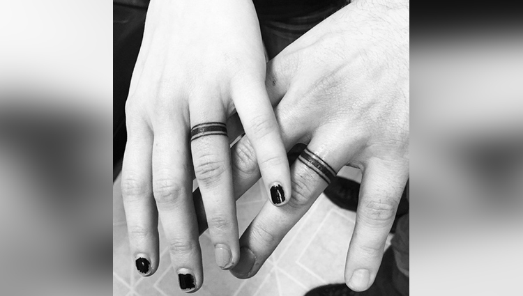 Wedding Ring Tattoos for couples