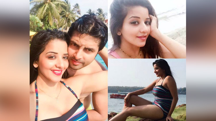 Nach Baliye couple Mona lisa and Vikrant Enjoying Honeymoon in Goa