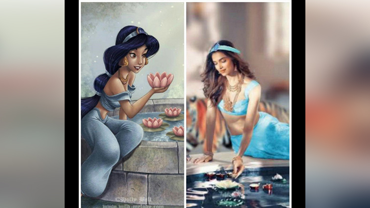 Deepika Padukone re-imagined as Disney princesses looks stunning 