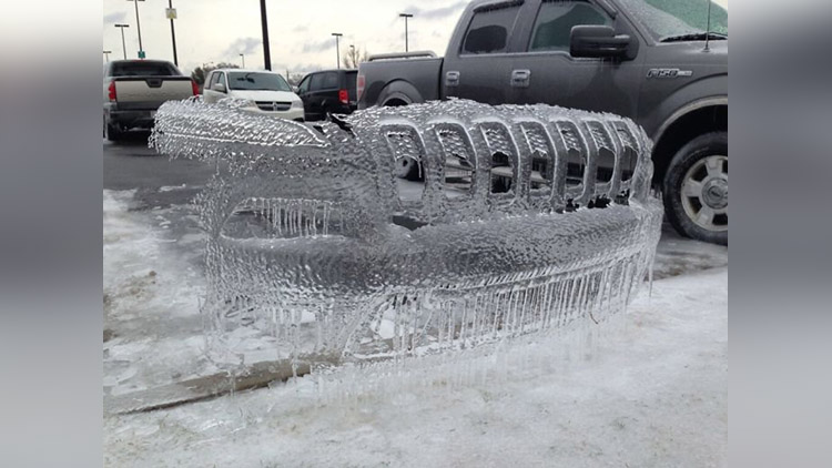 frozen car art