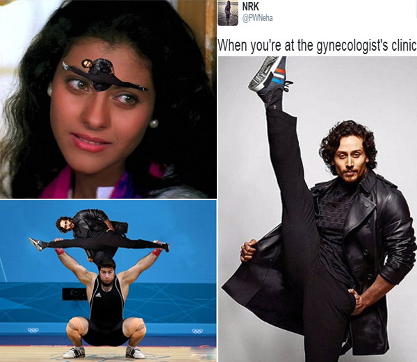 The picture on the social media ridiculed plenty of Tiger Shroff