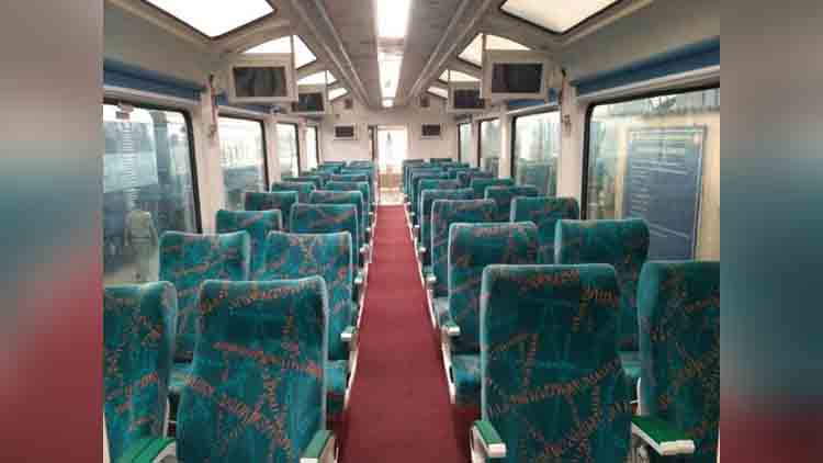 Railways launches glass ceiling train 
