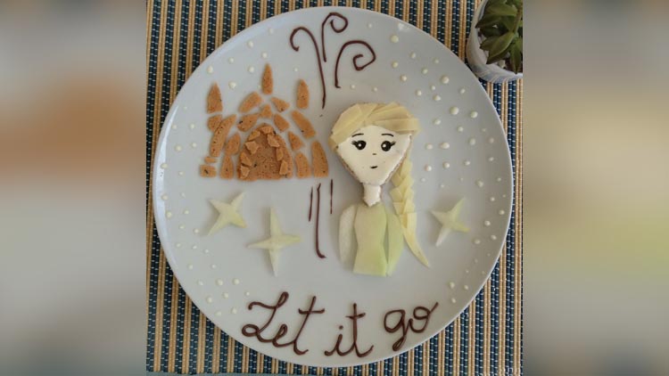 Let It Go Written On The Dish