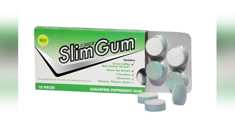 Have a slim trim body with chewing gum. like seriously!
