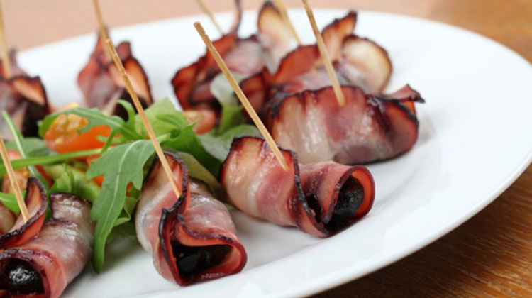 Bacon Wrapped Stuff Dates