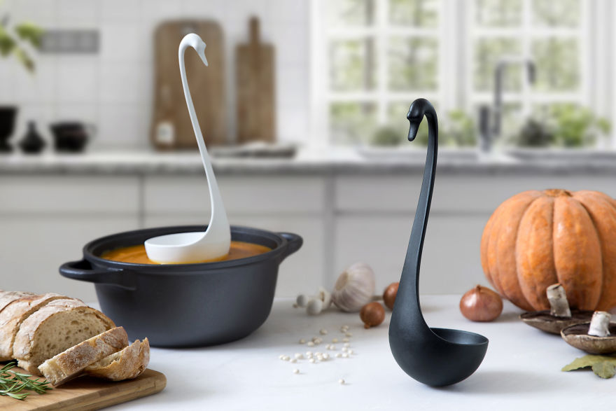 swan ladle for kitchen