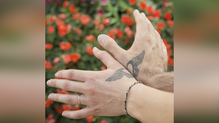 heart tattoos for couples 
