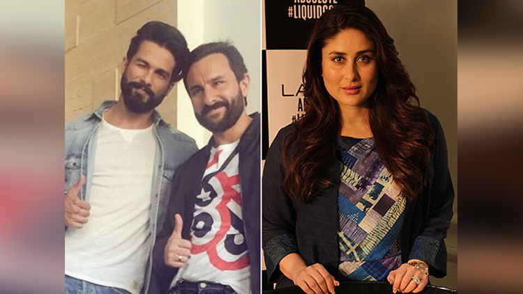 Saif Ali Khan, Kareena Kapoor,Shahid Kapoor