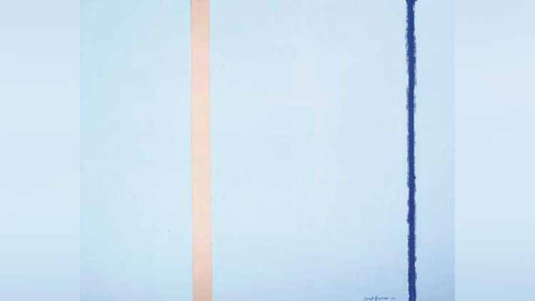  White Fire I by Barnett Newman Was Sold For $3.8 Million