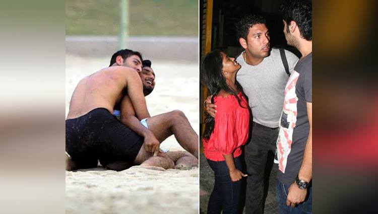 viral unseen pictures of indian cricketer yuvraj singh