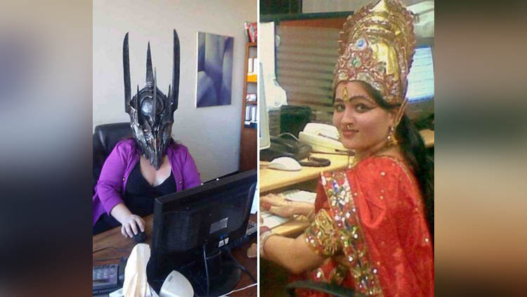 Funny Photos of office People Wearing Really Stupid Outfits