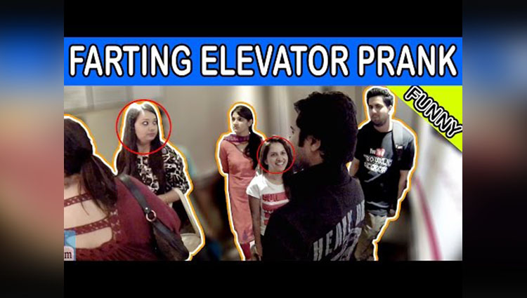 For All Those Who Wants To Take A Laughter Ride Could Watch This Prank Called Farting In Elevator