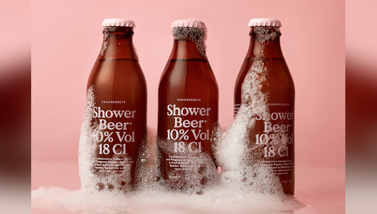 Booze And Bath is the New Fad! This Beer is Specially Prepared To Be Drank In Shower...