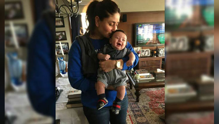 You Will Adore This Picture Of Kareena Kapoor Khan Holding Her Baby Taimur Ali Khan In Her Arms