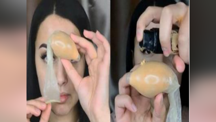 This Beauty Vlogger Uses Condom for Contouring And We are Like At a Loss of Words! 