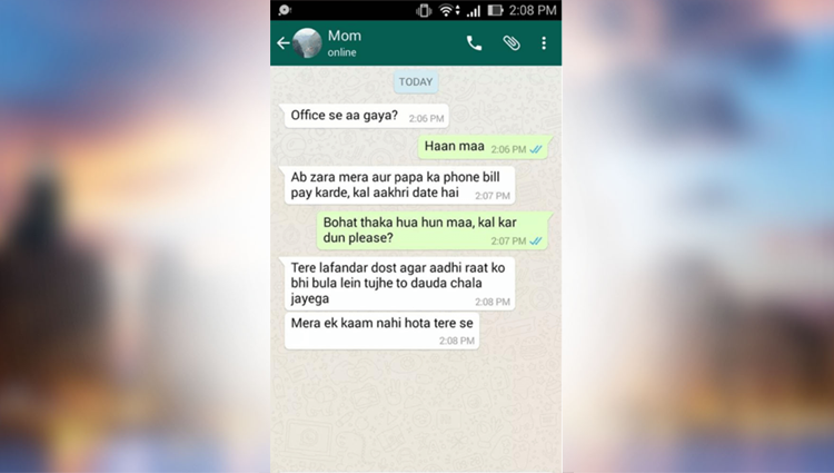 funny awesome whatsapp conversations between mother and son