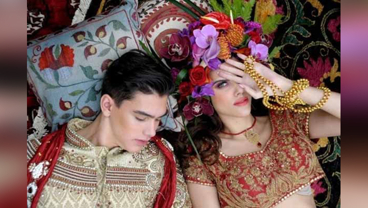 gorgeous indian style wedding photoshoot by canadian couple
