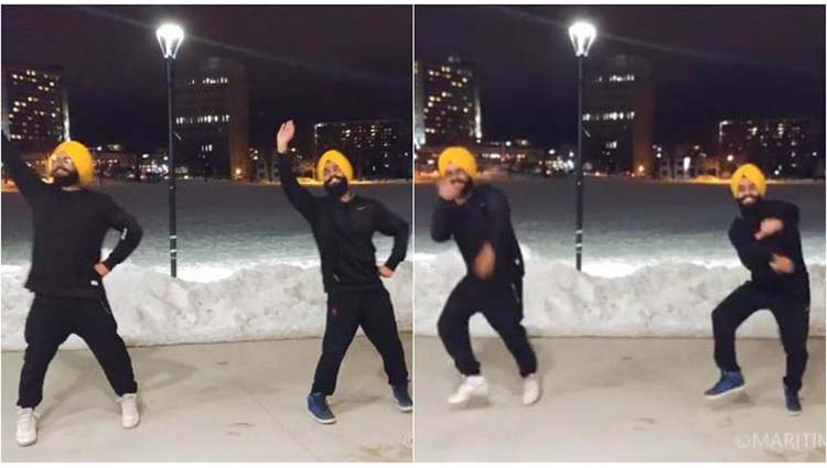 WOW! This Punjabi Dancing Trio Performance On Ed Sheeran's Shape Of You Has Created A Buzz Around The Corner