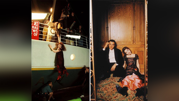 Titanic behind the scenes photos