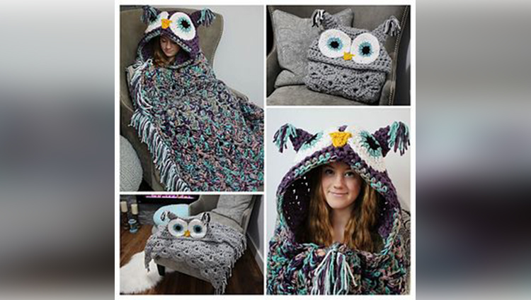 This Adorable Owl Blanket is All you Need to Make Yourself Feel Cozy!