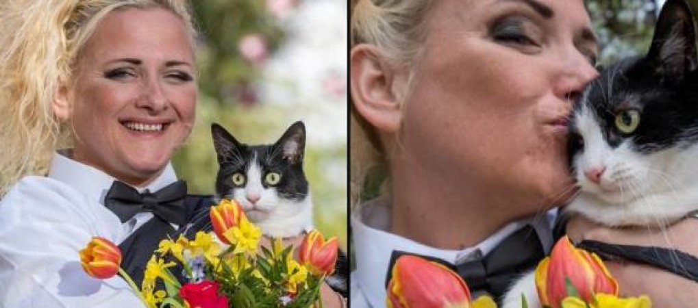  Woman marries cat in UK to stop landlords from forcing her to get rid of pet