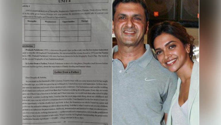 'Letter From A Father' Of Deepika Padukone's Father Is In Curriculum Now