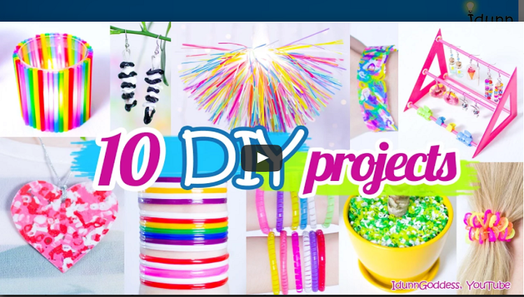 10 DIY Projects With Drinking Straws 10 New Amazing Drinking Straw Crafts and Life Hacks