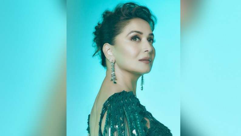 Madhuri Dixit in 2 lakh futuristic traditional lehenga is back in action and how