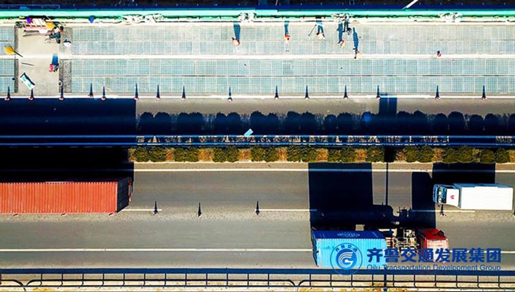 New solar-powered highway opens in China