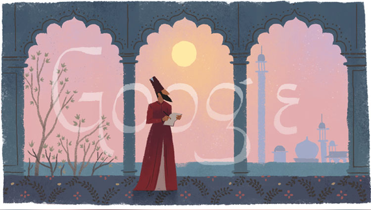 Google Doodle Honours Mirza Ghalib On His 220th Birthday