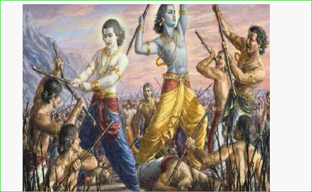 baali killed Shri Krishna accidentally