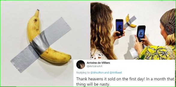 A Banana Taped To A Wall Is Selling For Rs 85 Lakh At Art Basel