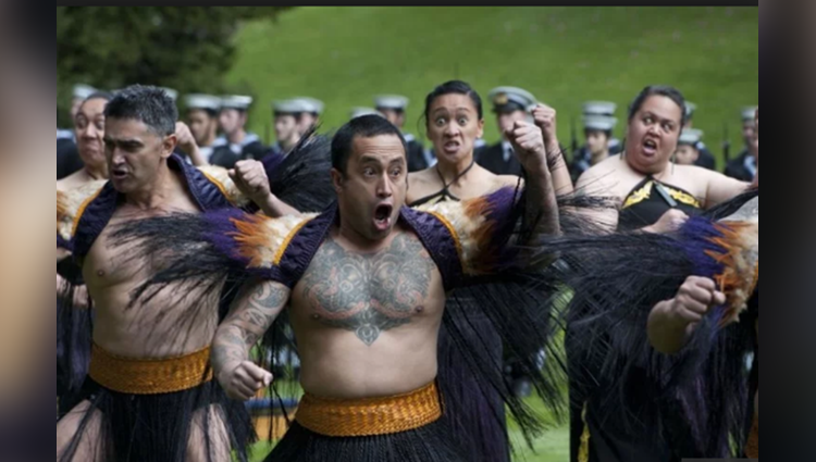 new zealand maori culture do haka to honour guests
